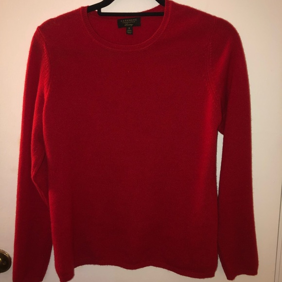 100% cashmere red sweater - Picture 3 of 5